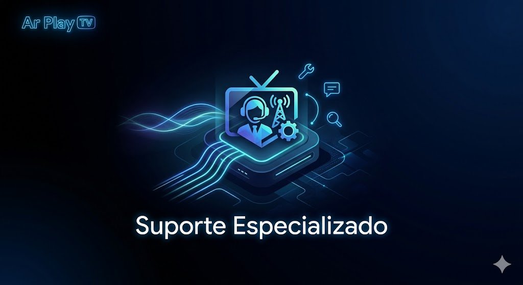 Suporte especializado IPTV com equipe pronta para ajudar na instalação, configuração e dúvidas técnicas.